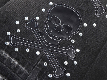 sixsane black denim jorts